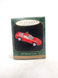 Vintage Hallmark 1997 Miniature Corvette Collectible Keepsake Ornament 27-2