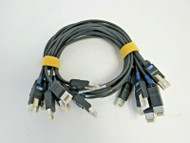 Lot of 10 AMP 1m 3ft HSSDC to HSSDC Fibre Fiber Channel Cable 44-5