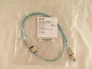 TE Connectivity 2123467-2 3 Foot Optical Fiber Cable 50/125 2mm duplex LC 37-2
