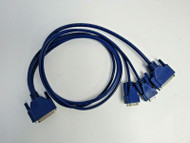 Copartner 44 PIN Male to 2x VGA Male 1X LPT Female Cable 40" C196-07 9-4