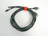 Lot of 3 - 6' DisplayPort to Mini DisplayPort Cables 46-3