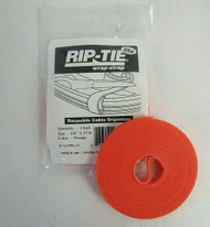 Rip-Tie Lite Wrap Strap Reusable Cable Organizer Roll 3/8"x15ft W-15-PRL-O 26-5