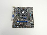 MSI A55M-P33 Motherboard w/ AMD A4-3300 and 8GB RAM Heatsink No I/O Shield 65-3