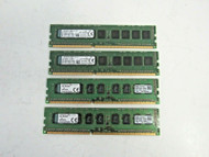 Kingston Lot of 4 KTD-PE313E/8G 8GB PC3-10600 DDR3-1333MHz ECC Unbuffered B-13