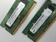 Micron 2GB lot of 2. MT8JSF25664HZ 1G4D1 1104 1RX8 PC3 10600S 9 10 B1 5-4