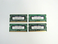 Super Talent (Lot of 4) Samsung STT DDR3-133 2G/156X8 CL9 SoDimm W1333SA2GS 15-2
