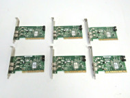 Dell Lot of 6 Y9457 Adaptec 2 Port PCI 400Mbps FireWire Card PCA-00214-01-A 32-3
