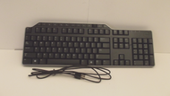 DELL 02FVXN Full Sized Keyboard with 2x USB ports USB US QWERTY Black KB522p D-1