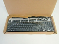 HP 434821-003 QWERTY Standard USB Black and Silver BFR-PVC Keyboard 6-4