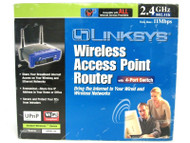 Linksys 2.4GHz 10/100 4-Port Broadband Router BEFW11S4 10-4