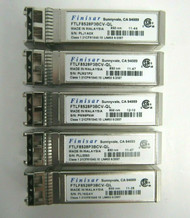 Finisar (Lot of 5) FTLF8528P3BCV-QL 8.5Gbps 850nm SFP+ Transceiver Module 4-4
