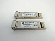 HP Lot of 2 JC011A X136 10Gbps 10GBase-SR MMFDuplex LC XFP AFBR-720XPDZ-TP1 B-7