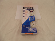 TRIPP LITE TLP604 Surge Suppressor 6 Outlet 4ft White Retail 22-4