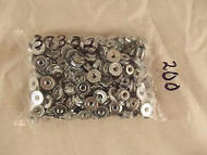 FASTENAL Lot of 200 37332 6-32 Zinc Finish Case Hardened Serrated Flange Nut V2 S