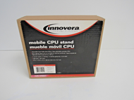 Innovera Mobile CPU Stand Adjustable 13"w x 10"d x 5"h Light Gray IVR-54001 51-5