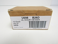 BOX OF 10 IVES U698 B26D UL DOOR VIEWER VIEW 106 10-3