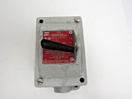 Cooper Crouse-Hinds EDSC2129 Snap Switch for Hazardous / Explosion Proof 3-4