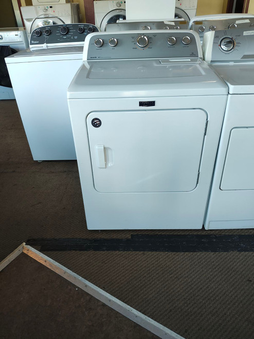 Maytag 29 Inch 7.0 cu. ft. Electric Dryer with 13 Drying Cycles, 5 Temperature Settings, Sanitize Cycle and IntelliDry Sensor WHITE LOCATED IN OUR PORTLAND OREGON APPLIANCE STORE SKU 18339