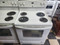 KENMORE 30 INCH FREESTANDING ELECTRIC RANGE COIL BURNERS 2 LARGE 2 SMALL WARM AND HOLD OPTION SELF CLEANING OVEN WHITE LOCATED IN OUR PORTLAND OREGON APPLIANCE STORE SKU 18678