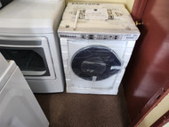 Samsung DV22N6800HW 24 Inch Electric Dryer with 4.0 Cu. Ft. Capacity, Heat Pump Technology, Smart Care, Reversible Door, Internal Drum Light, 12 Dry Cycles, Sensor Dry, Time Dry, 40' Express Cycle, Wrinkle Prevent, Child Lock, and ENERGY STAR® Certified