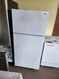 HOTPOINT 16 CUBIC FOOT REFRIGERATOR TOP FREEZER WIRE SHELVES 2 CRISPER DRAWERS WHITE LOCATED IN OUR PORTLAND OREGON APPLIANCE STORE SKU 18946