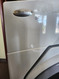 Whirlpool Duet Sport 27 Inch Electric Dryer with 6.7 cu. ft. Capacity, 9 Cycles, 5 Temperatures Option Interior Drum Light with Pedestal White with Grey Accents LOCATED IN OUR PORTLAND OREGON APPLIANCE STORE SKU 18971