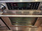 JENN-AIR DUAL FUEL SLIDE IN DOWN DRAFT RANGE 2 BURNERS AND GRILL RAPID PRE- HEAT CONVECTION SELF CLEANING OVEN STAINLESS LOCATED IN OUR PORTLAND OREGON APPLIANCE STORE SKU 18992