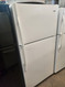 AMANA 21 CUBIC FOOT REFRIGERATOR TOP FREEZER 4 ADJUSTABLE GLASS SHELVES 2 CRISPER DRAWERS WHITE LOCATED IN OUR PORTLAND OREGON APPLIANCE STORE SKU 19018