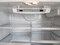 19.7 cu. ft. Counter-Depth French-Door Refrigerator with 4 Adjustable Spill Clean Glass Shelves, FreshChill Temp. System, Humidity-Controlled Crispers, Internal Water Dispenser, Ice Maker and Electronic Controls: White SKU 19040