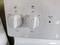 GE 30 INCH FREE STANDING ELECTRIC RANGE COIL BURNERS 2 LARGE 2 SMALL HI LO BROIL SETTING MANUAL CLEAN OVEN WHITE LOCATED IN OUR PORTLAND OREGON APPLIANCE STORE SKU 19096