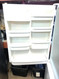 KENMORE 19 CUBIC FOOT REFRIGERATOR BOTTOM FREEZER 4 ADJUSTABLE GLASS 1 DELI DAWER 2 CRISPER DRAWERS SWING OPEN FREEZER DOOR WHITE LOCATED IN OUR PORTLAND OREGON APPLIANCE STORE SKU 19101