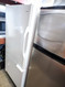 KENMORE 19 CUBIC FOOT REFRIGERATOR BOTTOM FREEZER 4 ADJUSTABLE GLASS 1 DELI DAWER 2 CRISPER DRAWERS SWING OPEN FREEZER DOOR WHITE LOCATED IN OUR PORTLAND OREGON APPLIANCE STORE SKU 19101