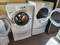 WHIRLPOOL DUET FRONT LOAD SET WASHER 5 CYCLE WITH SOAK OPTION 3 SPEED DRYER 5 AUTO DRY AND 3 TIMED SETTING 4 HEAT SETTINGS AND AIR DRY WHITE LOCATED IN OUR PORTLAND OREGON APPLIANCE STORE SKU 19107
