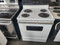 HOTPOINT 30 INCH FREESTANDING ELECTRIC RANGE MANUAL CLEAN  OVEN COIL BURNERS 2 LARGE 2 SMALL WHITE LOCATED IN OUR PORTLAND OREGON APPLIANCE STORE SKU 19129