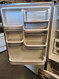 KITCHENAID 18.5 cu. ft. Bottom-Freezer Refrigerator with Slide-Out Glass Spill Clean Shelves, Fresh Chill Temperature Management and 2 Pull-Out Freezer Baskets: Monochromatic Stainless Steel and Left Hinge Door COSMETIC ISSUES ON DOORS SEE PICS SKU 19161