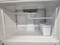 GE 18 CUBIC FOOT REFRIGERATOR TOP FREEZER ADJUSTABLE GLASS SHELVES 2 CRISPER DRAWERS PLUS DELI DRAWER FULL WIDTH WIRE SHELF IN FREEZER WHITE LOCATED IN OUR POTLAND OREGON APPLIANCE STORE SKU 19163