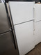 GE 18 CUBIC FOOT REFRIGERATOR TOP FREEZER ADJUSTABLE GLASS SHELVES 2 CRISPER DRAWERS PLUS DELI DRAWER FULL WIDTH WIRE SHELF IN FREEZER WHITE LOCATED IN OUR POTLAND OREGON APPLIANCE STORE SKU 19163