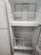 GE 28 Inch Top-Freezer Refrigerator 15.5 cu. ft. with Adjustable Wire Shelving, High-Gloss Handle, Optional Ice Maker, Humidity Controlled Crisper Drawers, Gallon Door Storage, Upfront Temperature Controls WHITE LOCATED IN OUR PORTLAND OREGON APPLIANCE STORE SKU 19171