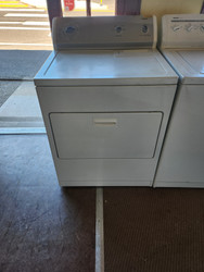WHIRLPOOL 3 CYCLE DRYING OPTIONS TIMED AUTO AND AIR DRY SETTING 4 TEMPERATURE TOP FILTER PULL DOWN HAMPER DOOR WHITE LOCATED IN OUR PORTLAND OREGON APPLIANCE STORE SKU 19201