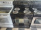 GE 30 INCH FREE STANDING ELECTRIC RANGE COIL BURNERS 2 LARGE 2 SMALL HI LO BROIL OPTION SELF CLEAN BLACK LOCATED IN OUR PORTLAND OREGON APPLIANCESTORE 19243
