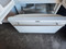 JENN-AIR 20 CUBIC FOOT COUNTER DEPTH FRENCH DOOR REFRIGERATOR BOTTOM FREEZER GLASS SHELVES 2 CRISPER DRAWERS 1 LARGE DELI DRAWER PULL OPEN FREEZER DOOR INTERNAL WATER DISPENSER WITH ICE MAKER SKU 19270