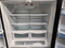 AMANA 25 CUBIC FOOT FRENCH DOOR REFRIGERATOR BOTTOM FREEZER WITH ICE MAKER GLASS SHELVES 2 CRISPER DRAWERS LARGE DELI DRAWER PULL OPEN FREEZER DOOR BLACK LOCATED IN OUR PORTLAND OREGON APPLIANCE STORE SKU 19278