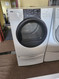 KENMORE ELITE ELECTRIC DRYER WITH PEDESTAL 6 AUTO DRY SETTINGS 3 TIMED DRY OPTIONS 5 TEMPERATURES PLUS AIR DRY WRINKLE GUARD WHITE LOCATED IN OUR PORTLAND OREGON APPLIANCE STORE SKU 19309