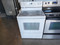 KENMORE 30 INCH FREESTANDING ELECTRIC RANGE SMOOTH TOP 4 BURNER 1 LARGE DUAL 1 LARGE 2 SMALL SELF CLEANING OVEN STORAGE DRAWER WHITE LOCATED IN OUR PORTLAND OREGON APPLIANCE STORE SKU 19313