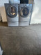 WHIRLPOOL DUET FRONT LOAD SET WASHER 10 WASH OPTIONS 5 TEMPERATURE 4 SPEED PLUS SOAK NO SPIN DRYER 5 AUTO SETTINGS 3 TIMED 4 TEMPERATURE PLUS AIR DRY WRINKLE SHIELD POWDER BLUE LOCATED IN OUR PORTLAND OREGON APPLIANCE STORE SKU 19322