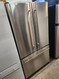 JENN-AIR 20 CUBIC FOOT COUNTER DEPTH REFRIGERATOR FRENCH DOOR INTERNAL WATER DISPENSER AND ICE MAKER GLASS SHELVES LARGE DELI DRAWER 2 CRISPER DRAWERS STAINLESS LOCATED IN OUR PORTLAND OREGON APPLIANCE STORE SKU 19323