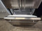 JENN-AIR 20 CUBIC FOOT COUNTER DEPTH REFRIGERATOR FRENCH DOOR INTERNAL WATER DISPENSER AND ICE MAKER GLASS SHELVES LARGE DELI DRAWER 2 CRISPER DRAWERS STAINLESS LOCATED IN OUR PORTLAND OREGON APPLIANCE STORE SKU 19323