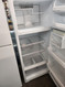 HOTPOINT 18 CUBIC FOOT REFRIGERATOR GLASS SHELVES 2 CRISPER DRAWERS DELI DRAWER UP FRONT CONTROL WHITE LOCATED IN OUR PORTLAND OREGON APPLIANCE STORE SKU 19354