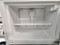 KENMORE 18 CUBIC FOOT REFRIGERATOR TOP FREEZER ADJUSTABLE GLASS SHELVES 2 CRISPER DRAWERS DELI DRAWER WHITE LOCATED IN OUR PORTLAND OREGON APPLIANCE STORE SKU 19356