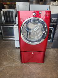 Electrolux IQ-Touch Series EIED55HIW 27 Inch Electric Dryer with 8.0 cu. ft. Capacity, 11 Dry Cycles, Gentle Tumble, Luxury-Dry System, Touch-2-Open Moisture Sensor and IQ-Touch Controls RED LOCATED IN OUR PORTLAND OREGON APPLIANCE STORE SKU 19360
